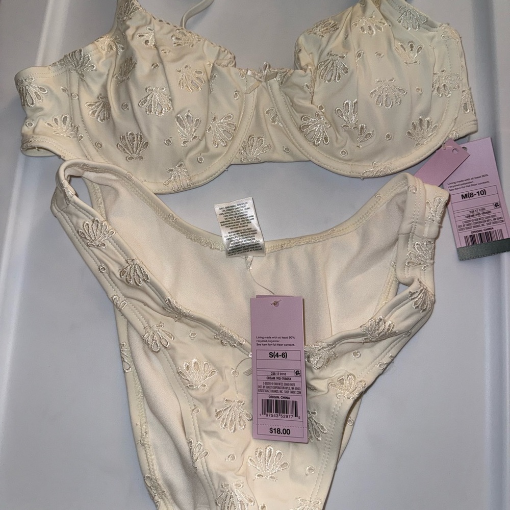Wild Fable Cream Bikini Set - Small/Medium